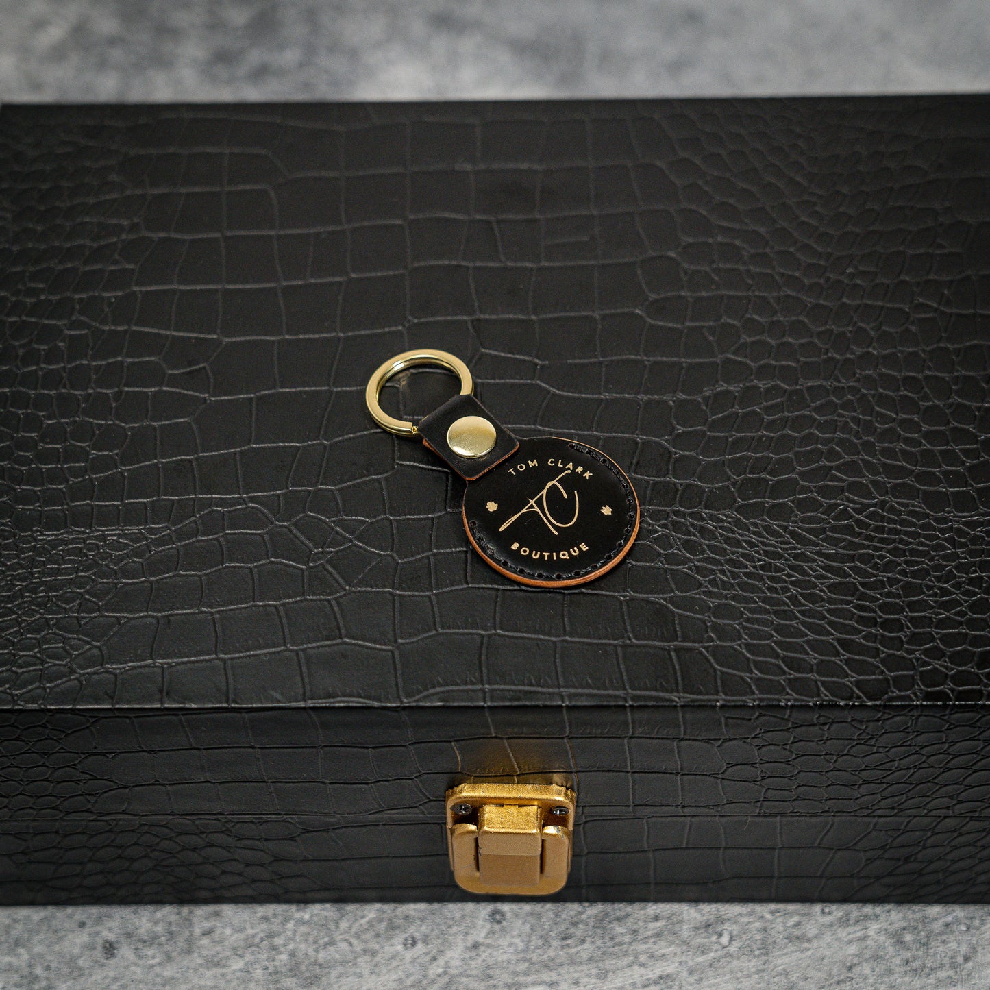 Handmade Air Tag Case in Rocado Shell Cordovan leather (Multiple colors)