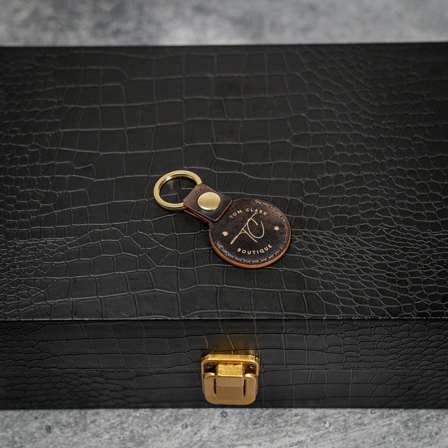 Handmade Air Tag Case in Rocado Shell Cordovan leather (Multiple colors)