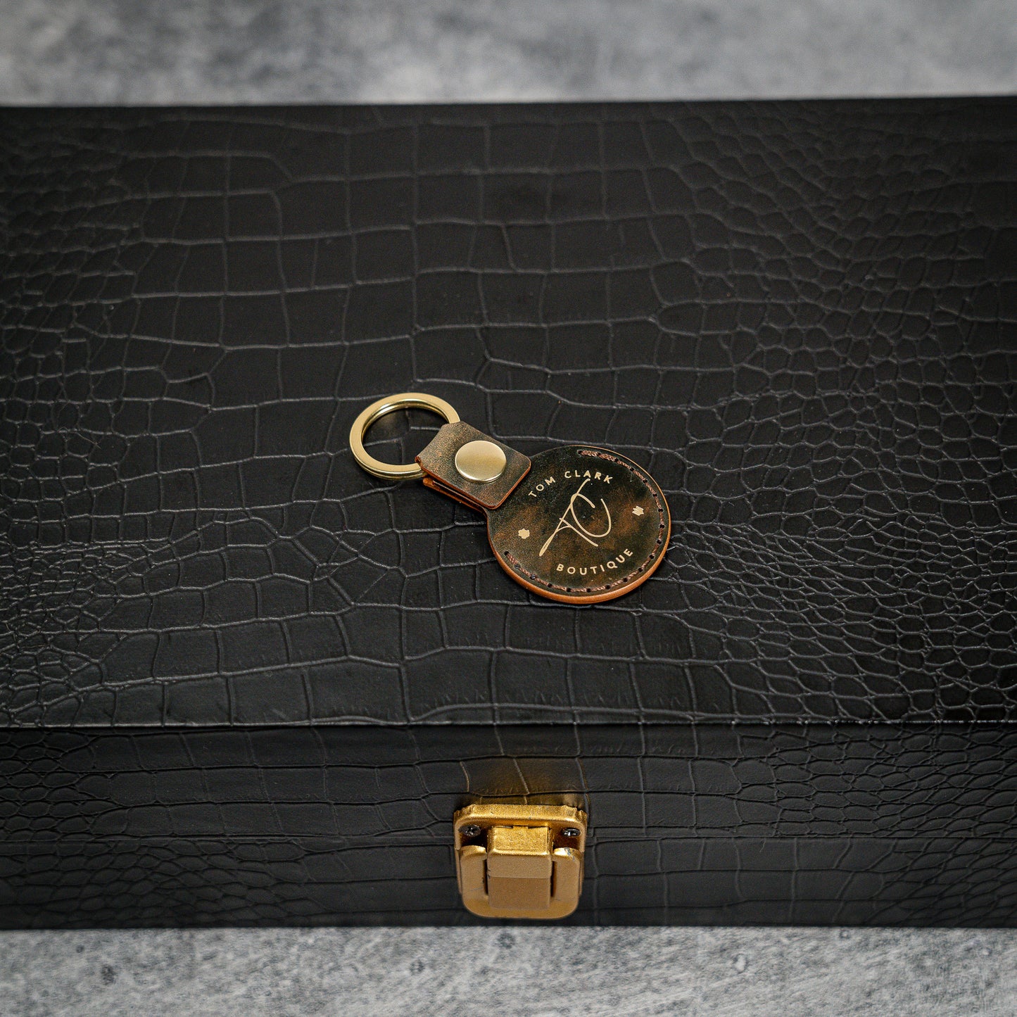 Handmade Air Tag Case in Rocado Shell Cordovan leather (Multiple colors)