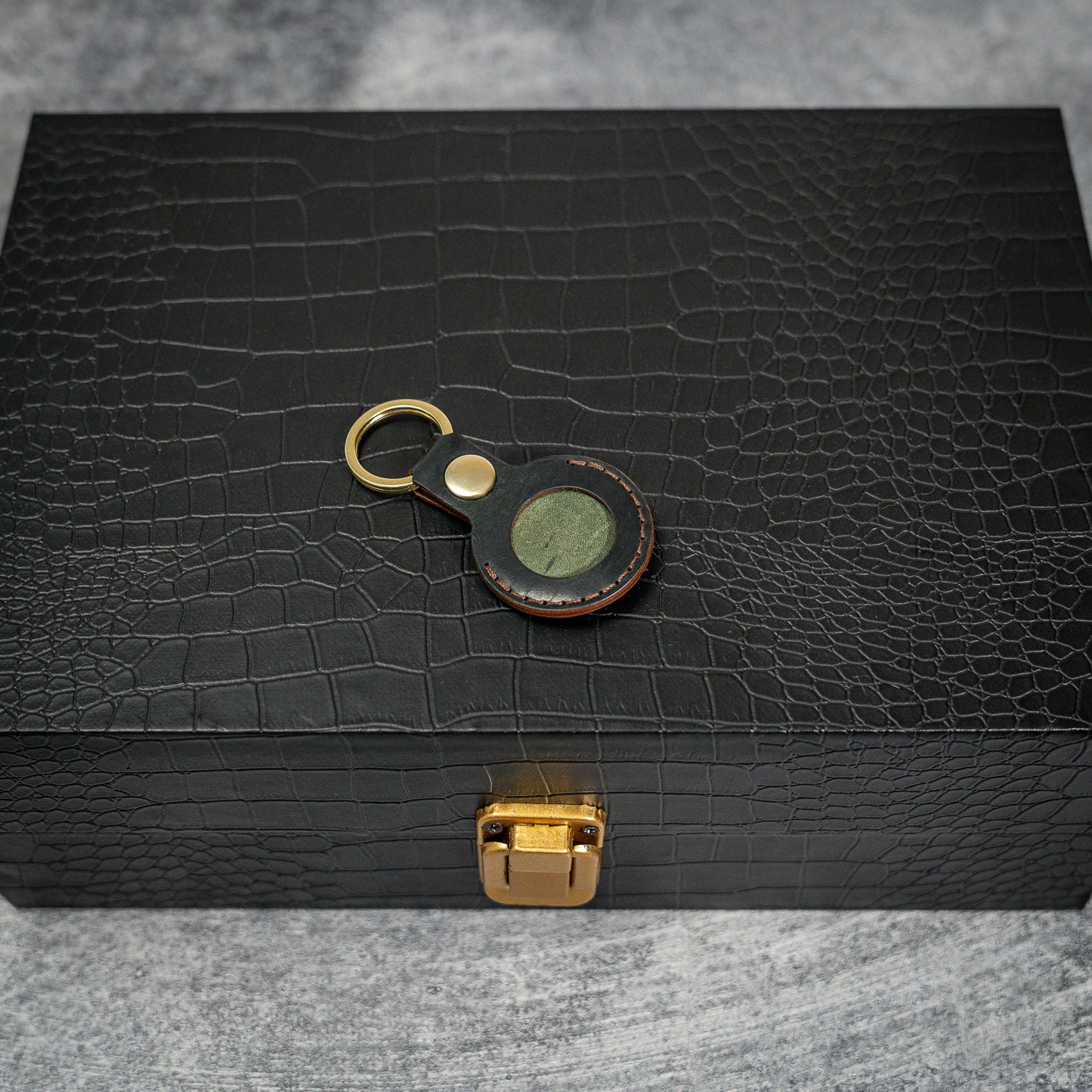 Handmade Air Tag Case in Horween Shell Cordovan leather (Multiple colors)