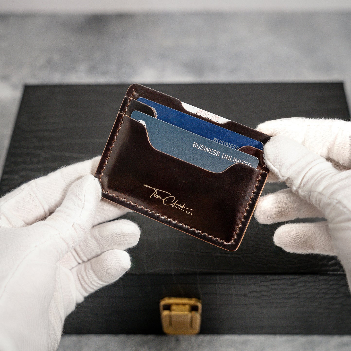 Miami Cardholder in #8 Shell Cordovan