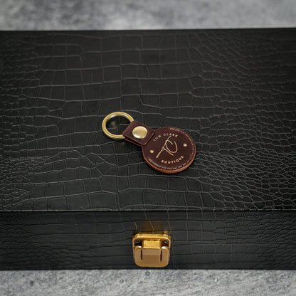 Handmade Air Tag Case in Horween Shell Cordovan leather (Multiple colors)