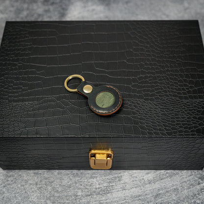 Handmade Air Tag Case in Horween Shell Cordovan leather (Multiple colors)