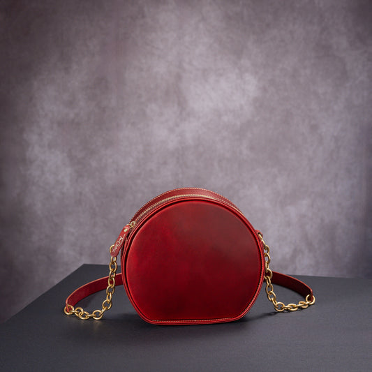 London Chic Cross Bag - Iconic Red Leather