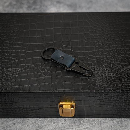 Exquisite Handmade Minerva Smooth Keychain with Matte Black Finish (Multiple colors)